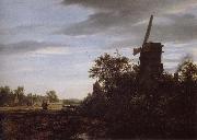 A Windmill near Fields Jacob van Ruisdael